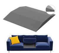 YongXinMY Cojín de sofá para asiento caído, trapezoidal de espuma viscoelástica de alta densidad e inserto curvado, repuesto cortable para reparación de asientos de muebles (#8,50 x 50 x 5 cm)