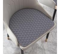 YongXinMY Cojines de asiento finos para silla de comedor, almohadillas de asiento de espuma viscoelástica en forma de U, transpirables, antideslizantes, para cocina, comedor, oficina, lujosos, suaves