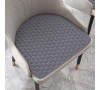 YongXinMY Cojines finos para asiento de silla de comedor, almohadillas de asiento de espuma viscoelástica en forma de U, transpirables, antideslizantes, para cocina, comedor, oficina, lujosos, suaves