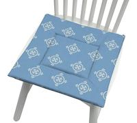 YongXinMY Cojines para silla con lazos, estilo nórdico, esponja de algodón y lino, almohadillas de asiento suaves, respaldo antideslizante, cojines cuadrados lavables para comedor, cocina, hogar