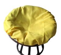 YongXinMY Funda de cojín impermeable Papasan - Funda redonda para silla de radar para exteriores con cremallera y lazos, protector antideslizante para jardín, patio, silla de platillo, sillas de luna