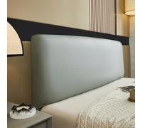 YongXinMY Funda elástica para cabecero de cama de piel sintética, cubierta acolchada suave de lujo para cama tamaño Queen, Cal King, impermeable, decoración del hogar, habitación de invitados, hotel