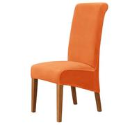 YongXinMY Fundas elásticas para sillas de comedor con respaldo alto, terciopelo afelpado, suave, elástico, duradero, antideslizante, XL, protectores de asiento de gran tamaño para el hogar, hotel