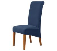 YongXinMY Fundas elásticas para sillas de comedor con respaldo alto, terciopelo afelpado, suave, elástico, duradero, antideslizante, XL, protectores de asiento de gran tamaño para el hogar, hotel