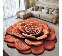 YongXinMY Tapete floral de diatomita - Romántico grande 3D rosa terciopelo suave felpa absorbente antideslizante de secado rápido alfombra de baño para baño, ducha, entrada, pasillo, uso doméstico (#F