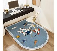 YongXinMY Tapete para silla de oficina para suelos alfombrados y de madera dura, diseño de dibujos animados de terciopelo de cristal, tapete para debajo de la silla del escritorio, protector de suelo
