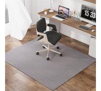 YongXinMY Tapete para silla de oficina para suelos de madera maciza y moqueta, rectangular, TPE, antideslizante, duradero, absorbente de agua, protector de suelo para sillas rodantes, oficina en casa