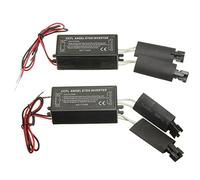 YONGYAO 2X Negro 12V Repuesto Ccfl Angel Ojos Inversor para BMW E36 E46 E53 E83
