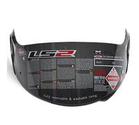 YONGYAO Casco De La Motocicleta Escudos De Viento Visera Parasol para Ls2 Casco Ff370 Ff386-Negro