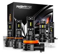 YONGYAO NightEye Auto Lighting A315-S7 Par 20.000LM 6500K Bombillas Faros LED 70W IP68 para Modificación- H7