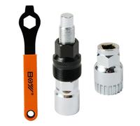 yongyongbuy Extractor de bielas para bicicleta y pedalier, extractor de bielas de bicicleta, extractor de pedalier de bicicleta, llave de 16 mm, juego de herramientas para quitar manivelas de