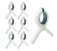 yongyongbuy Juego de 6 Pinzas para Toalla de Playa, Clips Grandes para Toalla de Playa, Resistentes al Viento, Plástico PP, Negro