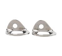 YONGZURA 2 Pcs 316 Stainless Steel Climbing Bolt Hanger | Heavy Duty Anchor for Rock Climbing/Aerial Work/Engineering | Weatherproof & High Bearing Capacity