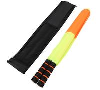 YONGZURA 2pcs Referee Flags with Storage Bag | Stainless Steel Linesman Hand Flags for Soccer/Football Training | Bright Colors, Sturdy & Comfortable Grip