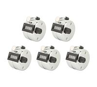 YONGZURA 5 Pcs Metal Clicker Counter 4 Digit | Accurate Hand Tally Counter for School/Sporting Events/Training | No External Source Required, Sturdy Metal Case