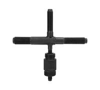 YONGZURA Flywheel Puller Tool 6 in 1 | M10 M16 M18 M24 M27 Thread Sizes | Carbon Steel Motorcycle Moped Puller | Universal Fit for Most Types