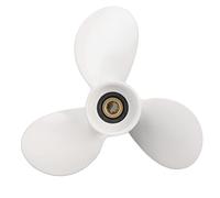 YONGZURA Hélice de aleación de Aluminio de 3 Palas, Repuesto de Motor fueraborda para Carrera de 4, 5, 6 y 8HP