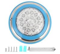 YONGZURA Luz LED para Piscina, luz de Pared subacuática de Acero Inoxidable, lámpara Duradera de fácil instalación para Piscinas de hoteles (54W)