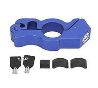 YONGZURA Motorcycle Handlebar Grip Lock | Theft Deterrent Protection with 2 Keys | Universal Fit for Most Motorcycles/Scooters/ATVs | Built - in Stainless Steel Cable