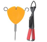 YONGZURA Multi Puller Tool for Fishing | 5 - in - 1 Stainless Steel Knotless Knot Tool | Fishing Line Knotting Tool with Nail Clipper/Carp Fishing/Tackle Box Essential