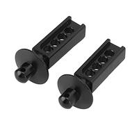 YONGZURA Piezas de Mejora de Poste de Cuerpo de Aluminio RC para Traxxas Mini E Revo Slash 1/16 (Negra)