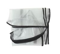 YONGZURA PVC Bag Rain Cover | Transparent Weatherproof Hood for Bags/Strollers/Shopping Carts | Foldable & Lightweight Particle Protection