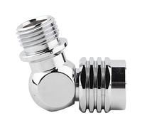 YONGZURA Scuba Diving Regulator Swivel Adapter | 110° Chrome Platted Brass Connector | High Strength & Rustproof | Lightweight Dive Gear for Experts/Enthusiasts