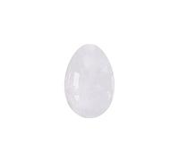 Yoni Egg all ingrosso forato e non forato strumento per esercizi di Kegel giada bianca pietra curativa igiene femminile cura massaggio uova-Sin perforar-Grande