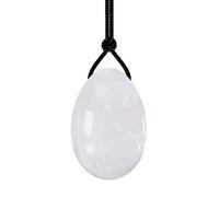 Yoni Egg all ingrosso forato e non forato strumento per esercizi di Kegel giada bianca pietra curativa igiene femminile cura massaggio uova-Drilled-Small