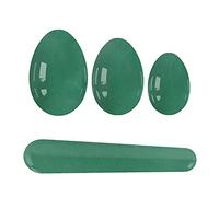 Yoni Egg and Wand Set Kegel Exerciser-Undrilled Aventurine