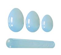 Yoni Egg and Wand Set Kegel Exerciser-Undrilled Opal