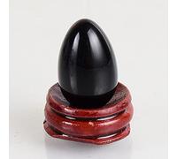 Yoni Egg Natural Stone Healing Jade Crystal Egg Mineral Ball Kegel Exercise-obsidian 30x20mm