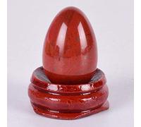 Yoni Egg Natural Stone Healing Jade Crystal Egg Mineral Ball Kegel Exercise-red jasper 30x20mm