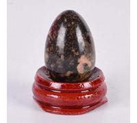Yoni Egg Natural Stone Healing Jade Crystal Egg Mineral Ball Kegel Exercise-Rhodolite 30x20mm