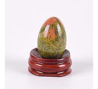 Yoni Egg Natural Stone Healing Jade Crystal Egg Mineral Ball Kegel Exercise-unakite 30x20mm