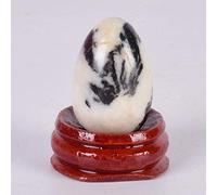 Yoni Egg Natural Stone Healing Jade Crystal Egg Mineral Ball Kegel Exercise-white black zebra