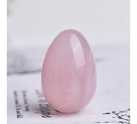 Yoni Egg para ejercicio Kegel Yoni Egg Piedra natural Jade Crystal Egg Mineral Ball Mujeres Kegel Ejercicio, cuarzo rosa