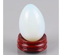 Yoni Egg Set Opalite Yoni Egg Set Bola de Masaje Herramienta Varita de Cristal Kegel Ejercitador Muscular Masajeador de Suelo Pélvico, 45x30 Undrill