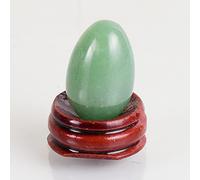 Yoni Egg Set Original Stone Yoni Egg 3 piezas Juego de mezcla de masaje Bola de cuarzo rosa de jade natural, 30x20 Jade sin perforar