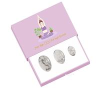 Yoni Eggs - Huevos Yoni para mujer, sin perforar, con caja, huevos de piedra de jade natural, para mujer, ejercicio muscular, producto de higiene femenina, huevos de magnesita