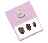 Yoni Eggs - Huevos Yoni para mujer, sin perforar, con caja, huevos de piedra de jade natural, para mujer, ejercicio muscular, producto de higiene femenina, huevos de sangre de dragón