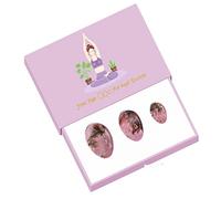 Yoni Eggs - Huevos Yoni para mujer, sin perforar, con caja, huevos de piedra de jade natural, para mujer, ejercicio muscular, producto de higiene femenina, huevos de rodonita
