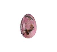 Yoni Eggs Jade Huevos De Yoni Sin Perforar Huevo De Masaje De Jade Real Natural para Mujeres Ejercicio De Kegel Bolas De Masaje Femenino, Rodonita, S-3x2cm