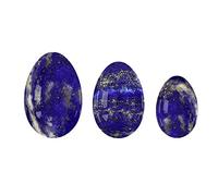 Yoni Eggs Set 3 piezas de huevos de jade natural sin perforar para ejercicios de Kegel, huevos de lapislázuli