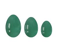 Yoni Eggs Set 3 piezas de huevos de jade natural sin perforar para huevos de aventurina de ejercicio Kegel