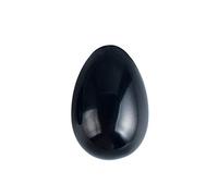 Yoni Huevo Natural Piedra Preciosa Ágata Taladro Huevos Set Cuarzo Mineral Bola de masaje Jade Kegel Ejercicio Músculo del suelo pélvico, negro L