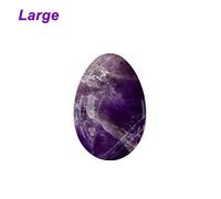 Yoni Huevos Amatista Amor Huevo Piedras Naturales Kegel Herramientas De Ejercicio Para Fortalecer Los Músculos Del Suelo Pélvico Bola De Masaje,1 Sin Perforar-45x30mm
