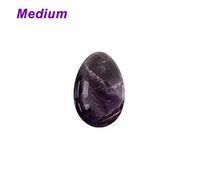 Yoni Huevos Amatista Huevo Piedras Naturales Kegel Herramientas De Ejercicio Para Fortalecer Los Músculos Del Suelo Pélvico Masaje,1 Sin Perforar-40x25mm