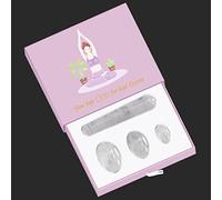 Yoni Huevos para mujer Natural Rock Quartz Yoni Eggs Set Kegel Ejercicio Huevos femeninos perforados y sin perforar, juego sin taladrar con caja