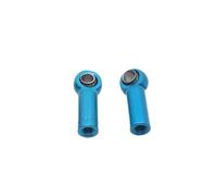 YONMFRDS Accesorio De Coche RC 2 Piezas De Longitud 18 Mm Agujero De 2,5 Mm Grosor 7 Mm Hebilla Bola Barra De Acoplamiento Rosca Inversa Positiva Metal para Y Accesorios De Coche RC(Blue)